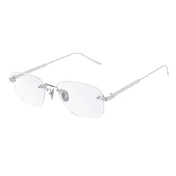 Kính Mắt Cận Nam Cartier CT0228O 003 Màu Bạc