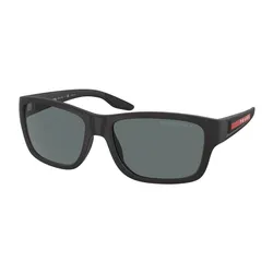 Kính Mát Prada Linea Rossa Men's Sunglasses PS 01WS DG002G Màu Xám/Đen