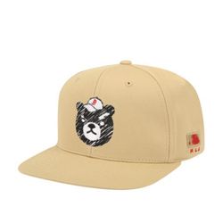 Mũ MLB Mega Bear Snapback Cap Boston Red Sox 32CPA1111 Màu Be Đậm