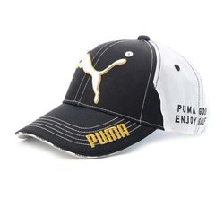 Mũ Puma Golf Tour Round Cap 866579 Màu Đen Trắng