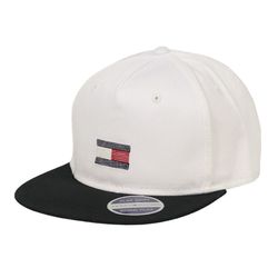 Mũ Tommy Hilfiger Logo Snapback Unisex Cap Màu Trắng - Đen