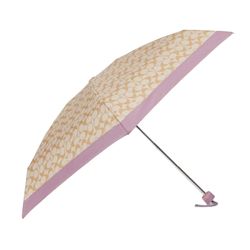 Ô Coach Umbrella Mini Umbrella In Signature CE265 Màu Nâu Nhạt