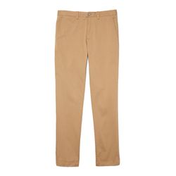 Quần Kaki Nam Lacoste Men's Slim Fit Gabardine Chino Pants HH955302S Màu Vàng Cát Size 36/34