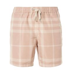 Quần Short Nam Burberry Beige With Check Printed 8068555 Màu Be