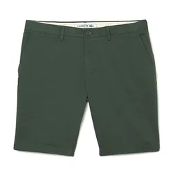 Quần Short Nam Lacoste Slim Fit Stretch Cotton Bermuda Shorts FH2647 5HX Màu Xanh Đậm Size 33