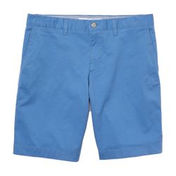 Quần Short Nam Lacoste Men's Slim Fit Stretch Gabardine Bermuda Shorts FH9542776 Màu Xanh Blue Size 40