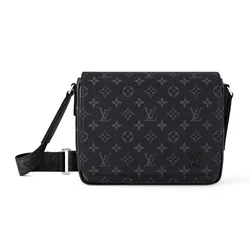 Louis Vuitton Damier Graphite District PM Shoulder Bag Crossbody Men Z1198   eBay