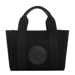 Túi Tote Nữ Charles & Keith CNK Canvas Bag Black 3078219 Màu Đen