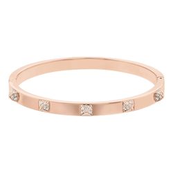 Vòng Đeo Tay Nữ Swarovski Bracelet Crystal Rose Gold 5098368 Màu Vàng Hồng Size M