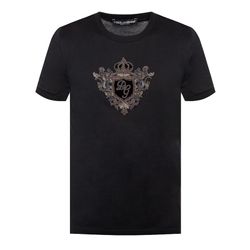 Áo Phông Nam Dolce & Gabbana D&G G8IV0ZG7RJON0000 Tshirt Màu Đen Size 44
