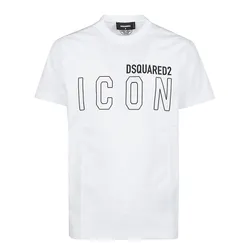 Áo Phông Nam Dsquared2 Icon T-Shirt S79GC0063S23009989 Màu Trắng Size M