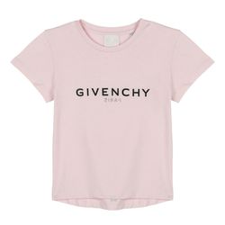 Áo Phông Nữ Givenchy Paris Classic Pink Printed Tshirt H15329 44Z Màu Hồng Nhạt