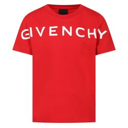 Áo Phông Nữ Givenchy Red With Logo Printed Tshirt H25447991 Màu Đỏ