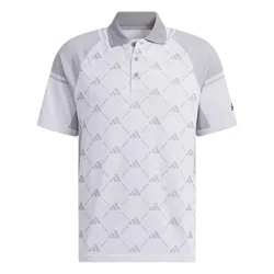 Áo Polo Nam Adidas Golf Primeknit Seamless Short Sleeve HZ6071 Màu Trắng Xám