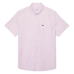 Áo Sơ Mi Nam Lacoste Men's Regular Fit Oxford Cotton Shirt CH2949-00-ADY Màu Hồng Size 40