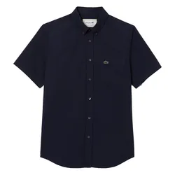 Áo Sơ Mi Nam Lacoste Men’s Regular Fit Cotton Shirt CH0219-51-423 Màu Xanh Navy Size 40