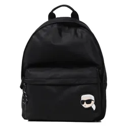 Balo Karl Lagerfeld K/Ikonik Patch Nylon Backpack Black 230M3181 Màu Đen