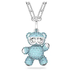 Dây Chuyền Nữ Swarovski Teddy Pendantbear, Blue, Rhodium Plated 5642979 Màu Xanh Blue