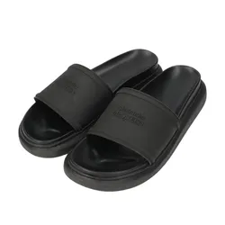 Dép Alexander Mcqueen Logo Slides 627188 W4N40 1000 Màu Đen Size 39