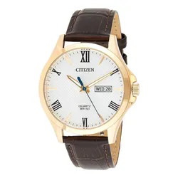 Đồng Hồ Nam Citizen Quartz BF2023-01A Màu Trắng Vàng