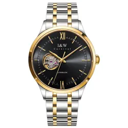 Đồng Hồ Nam I&W Carnival 570G3 Automatic Màu Bạc Đen
