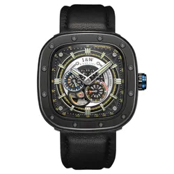 Đồng Hồ Nam I&W Carnival 666G1 Automatic Màu Đen