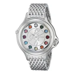 Đồng Hồ Nữ Fendi Crazy Carats Watch F105026000D1T02 33mm Màu Bạc