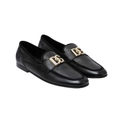 Giày Lười Nam Dolce & Gabbana D&G Tag Logo A50462AQ99380999 Màu Đen Size 41