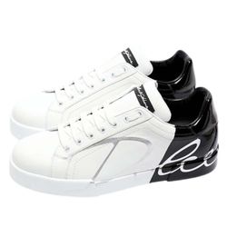 Giày Sneaker Nam  Dolce & Gabbana D&G CS1600 AI053 Màu Đen Trắng Size 40