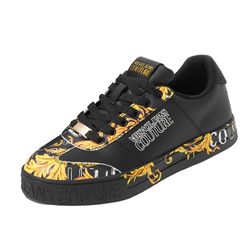 Giày Sneaker Nam Versace 74YA3SK6ZP263G89 Màu Đen Vàng Size 39