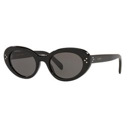Kính Mát Celine CL40193 Oval Sunglasses Màu Đen