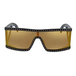 Kính Mát Moschino Multilayer Gold Rectangular Sunglasses MOS004/S 02M2 SQ 99 Phối Màu