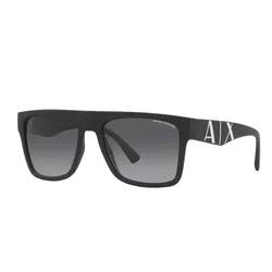 Kính Mát Nam Armani Exchange Men's Rectangular Sunglasses AX4113S Màu Đen Xám