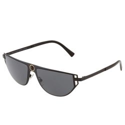 Kính Mát Nam Versace Grey Rectangular Men's Sunglasses VE2213 10098757 Màu Xám Đen