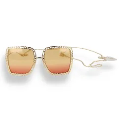 Kính Mát Nữ Gucci Sunglasses GG1033S 001 Màu Vàng