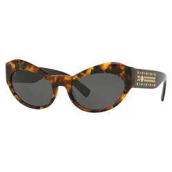 Kính Mát Nữ Versace VE4356 511987 Butterfly Plastic Màu Xám Havana