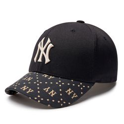 Mũ MLB Diamond Monogram Point Ball Cap New York Yankees 3ACPM093N-50BKS Màu Đen