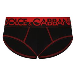 Quần Lót Nam Dolce & Gabbana D&G  M3D68JFUGHH Màu Đen Đỏ Size 3