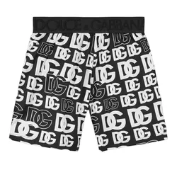 Quần Short Nam Dolce & Gabbana D&G M4D69JFSG07 Màu Đen Trắng Size 5
