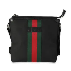 Túi Đeo Chéo Gucci Techno Canvas Web Messenger Bag Phối Màu Size 23x25cm