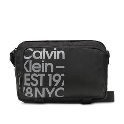 Túi Đeo Chéo Nam Calvin Klein CK Recycled Crossbody Bag K50K510382_0GJ Màu Đen