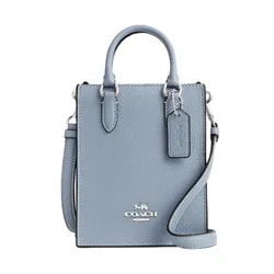 Túi Đeo Chéo Nữ Coach North South Mini Tote CJ500 Màu Xanh Xám