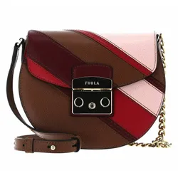 Túi Đeo Chéo Nữ Furla Metropolis Mini Crossbody Round Toni Cognac Phối Màu