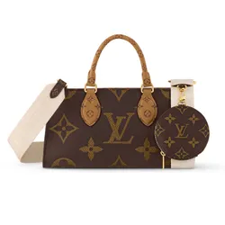 Túi Xách Tay Nữ Louis Vuitton LV On The Go East West M46653 Màu Nâu