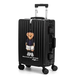 Vali Nữ TTWN BEAR 24 7002-24C-300 Màu Đen Size 24