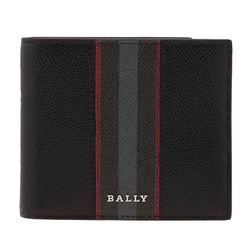Ví Nam Bally Men's Brasai Leather Wallet In Black 603743 Màu Đen