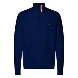 Áo Len Tommy Hilfiger Half-Zip Mockneck Sweater MW22868-400 Màu Xanh Navy Size XS