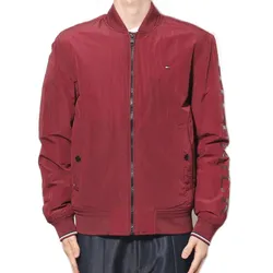 Áo Bomber Nam Tommy Hilfiger Bomber Jacket Red MW21178 XJS Màu Đỏ Đô Size L