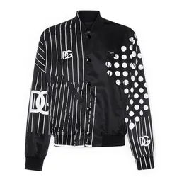 Áo Khoác Nam Dolce & Gabbana D&G Branded Tag Jacket G9VD2TG7C9PS9000 Màu Đen Size 48 (Form To)