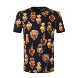 Áo Phông Nam Dolce & Gabbana D&G G8JX7TFS77J Tshirt Màu Đen Size 46
